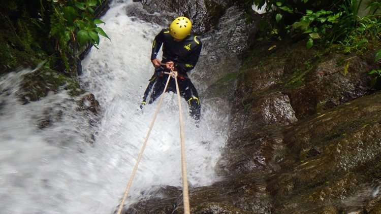 Waterfall Rappelling in Coorg