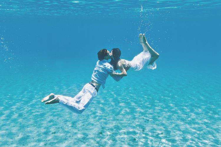 Unique Underwater Photography Session for Couples