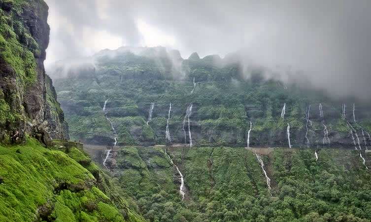 Malshej Ghat (120 km from Pune)