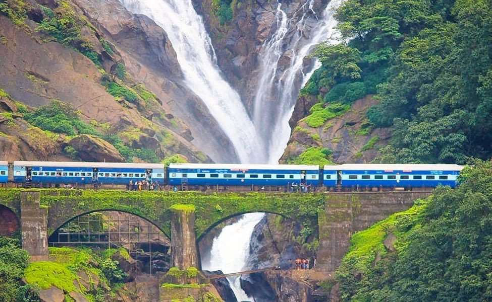 Dudhsagar Falls- 564 km from Bangalore