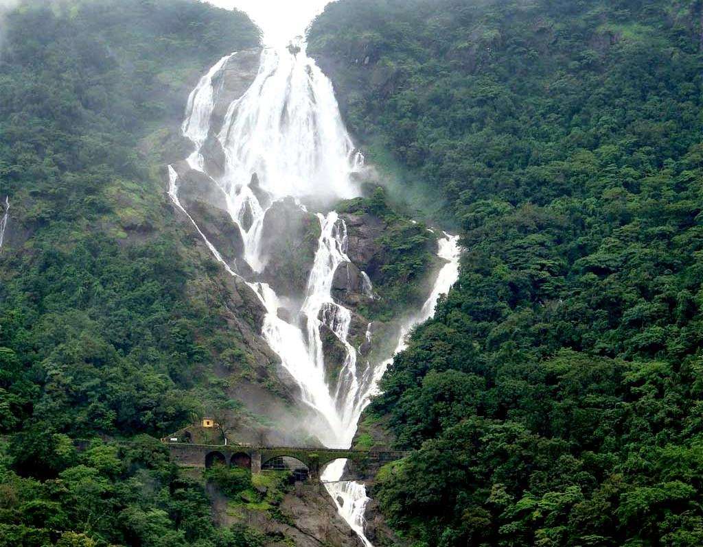 Dudhsagar Waterfalls, Goa (564 km from Bangalore)
