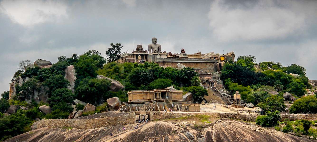 Shravanabelagola - 143 km from Bangalore