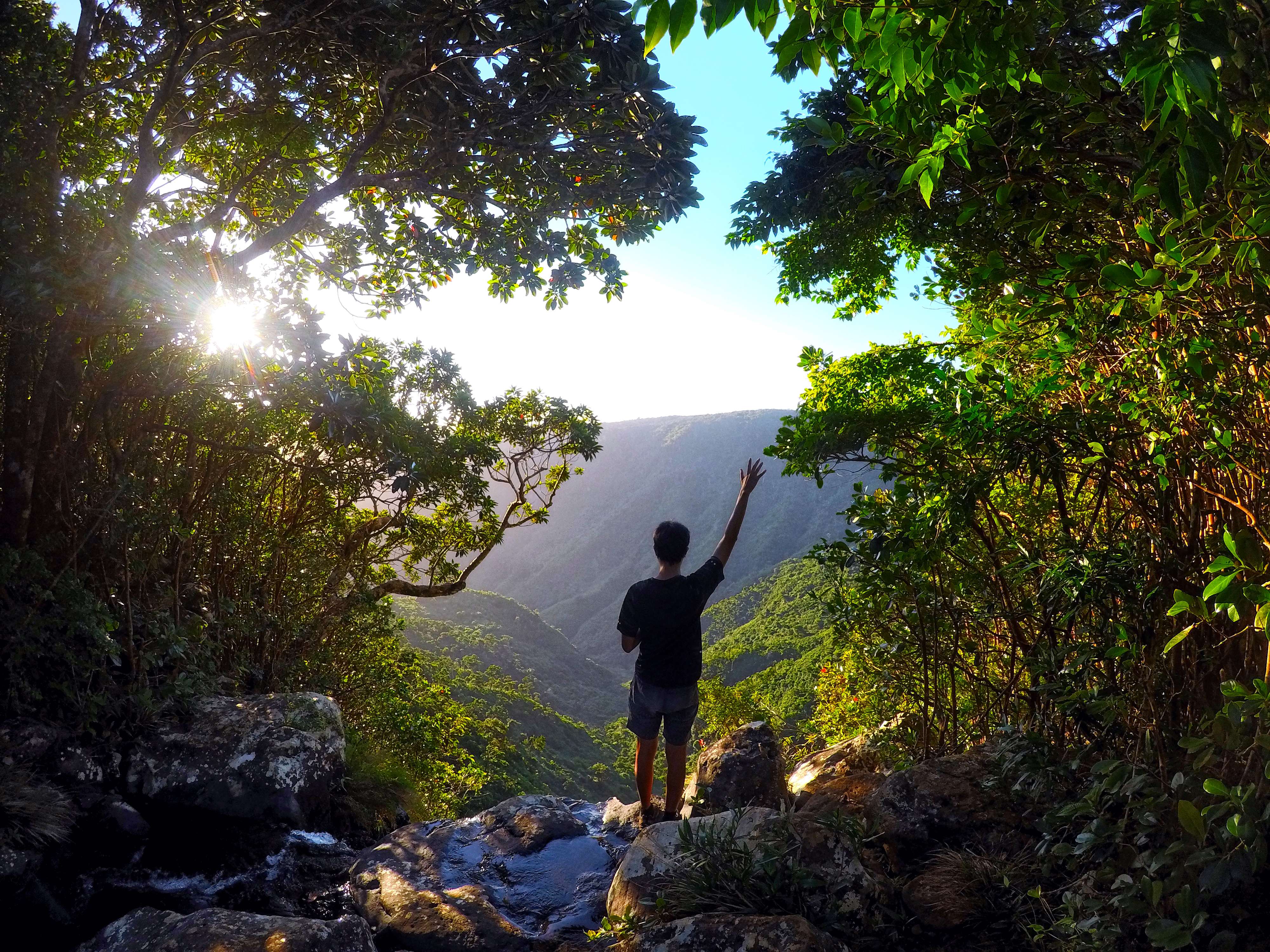 Hiking to Black River Peak in Mauritius