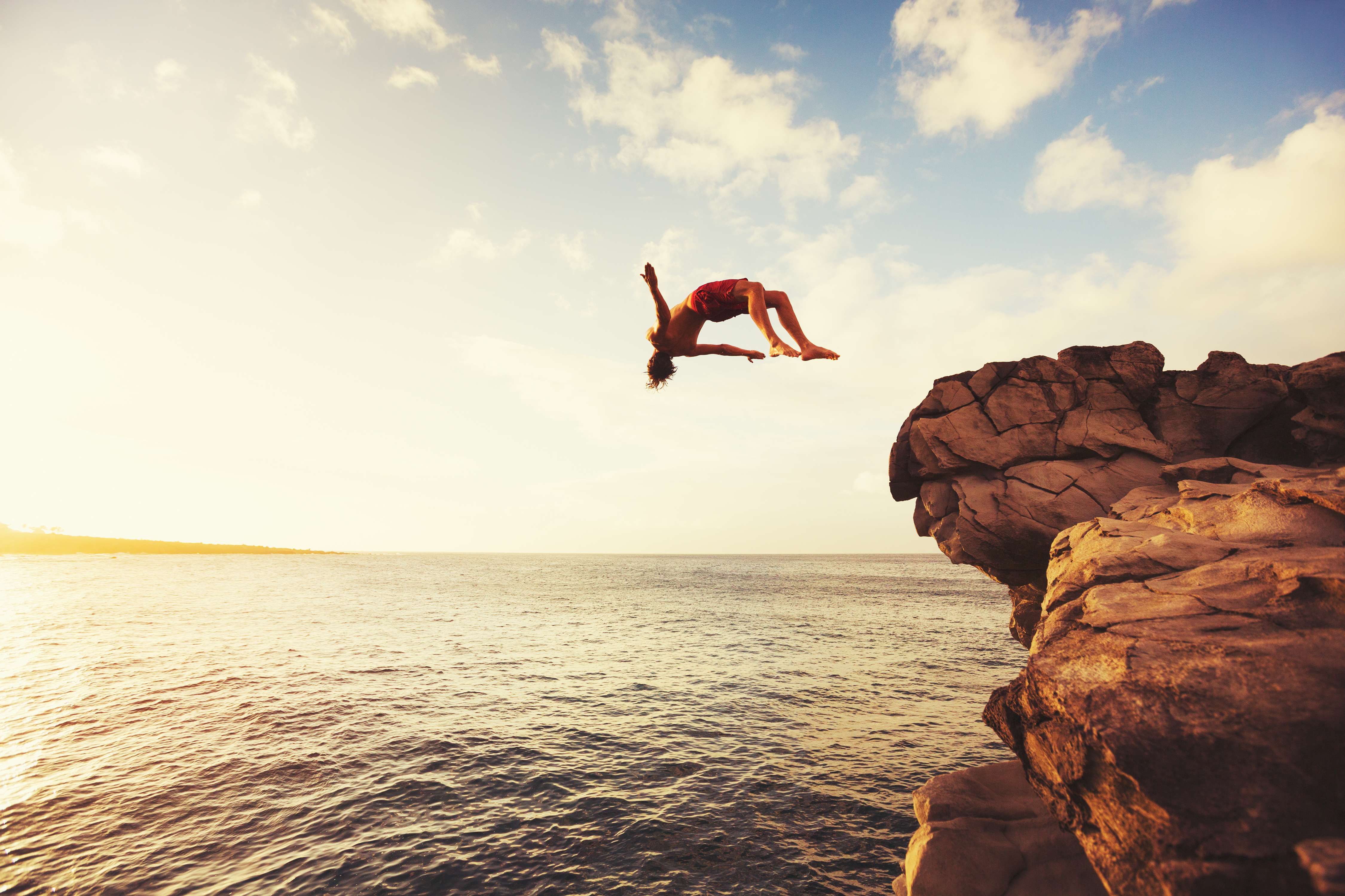 Cliff Jumping in Lembongan - Mahana Point