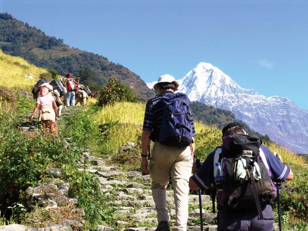 Trekking from Pokhara to Ghandruk via Landruk Village
