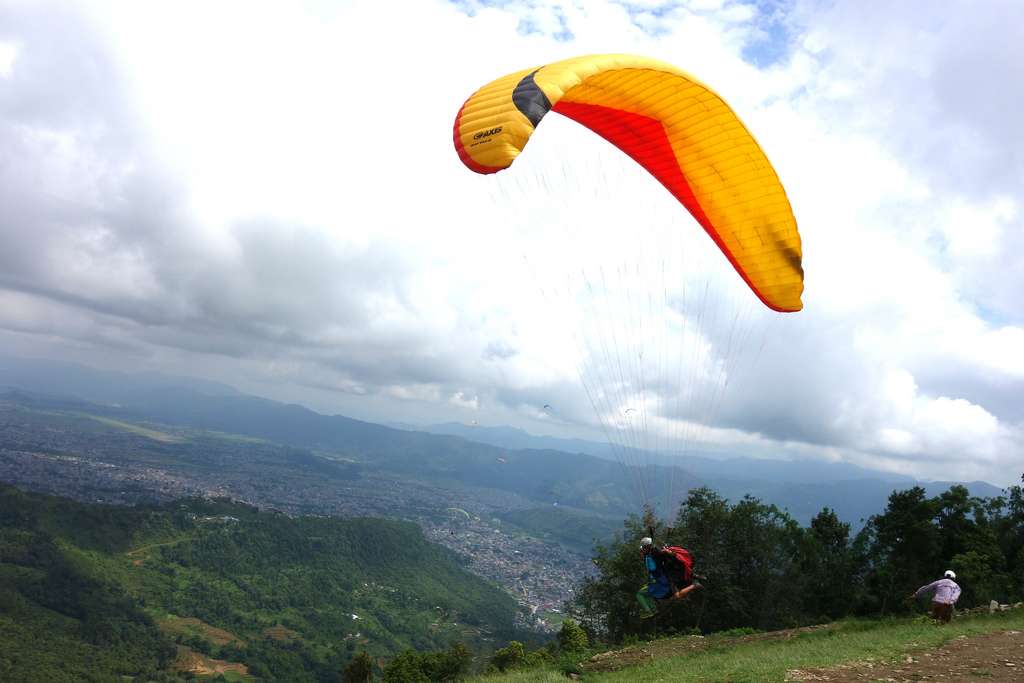Paragliding in Nepal