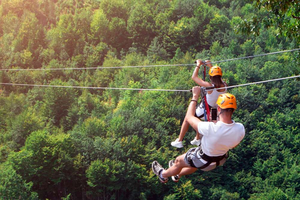 Zip Lining in Nepal