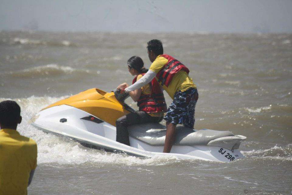Jet Ski Ride on Mandwa Beach