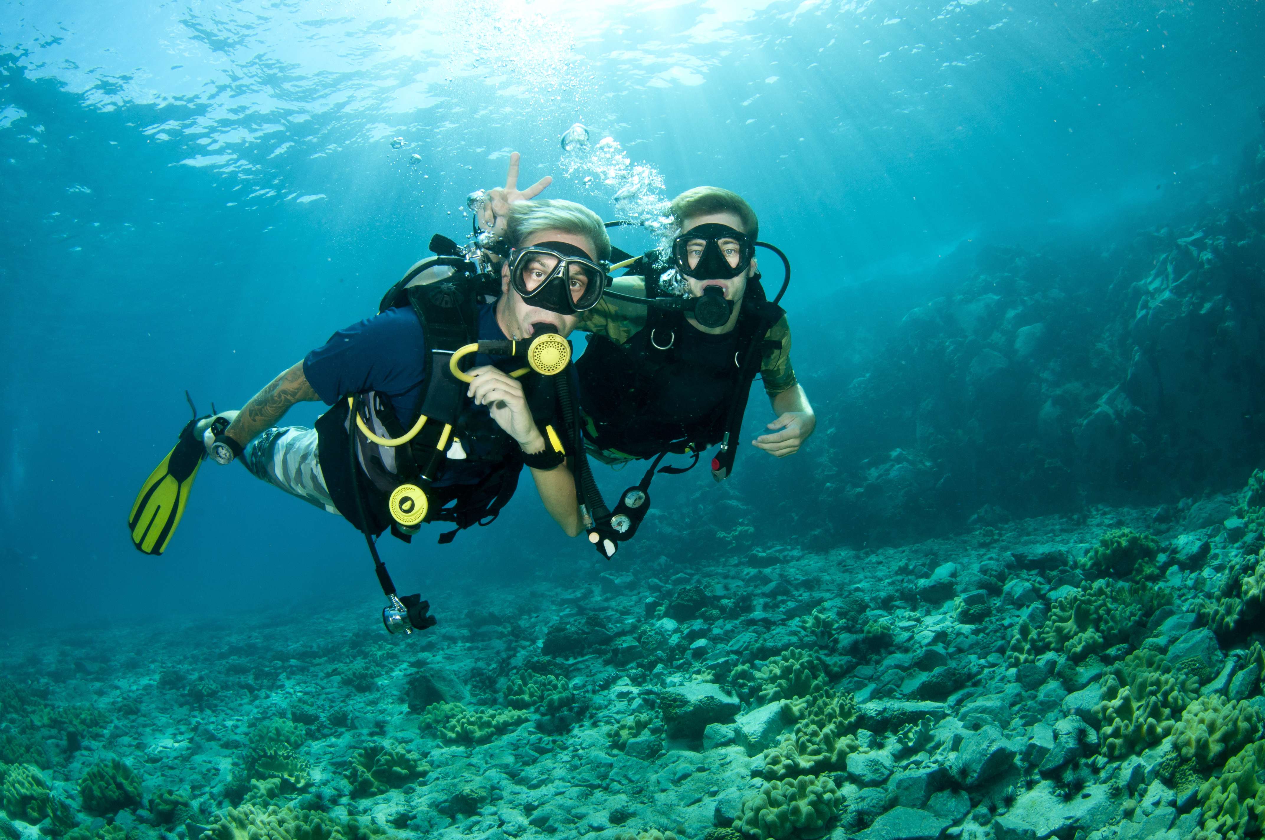 Two Hours Scuba Diving at Hikkaduwa in Sri Lanka