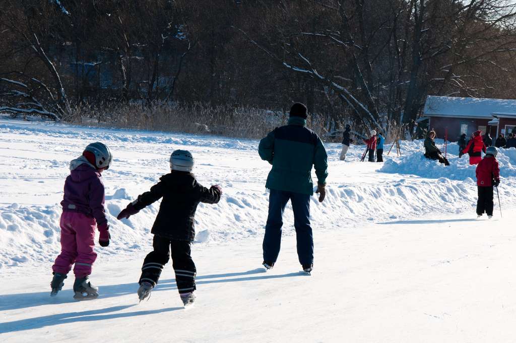 Skate at natural Ice Skating Rink 
