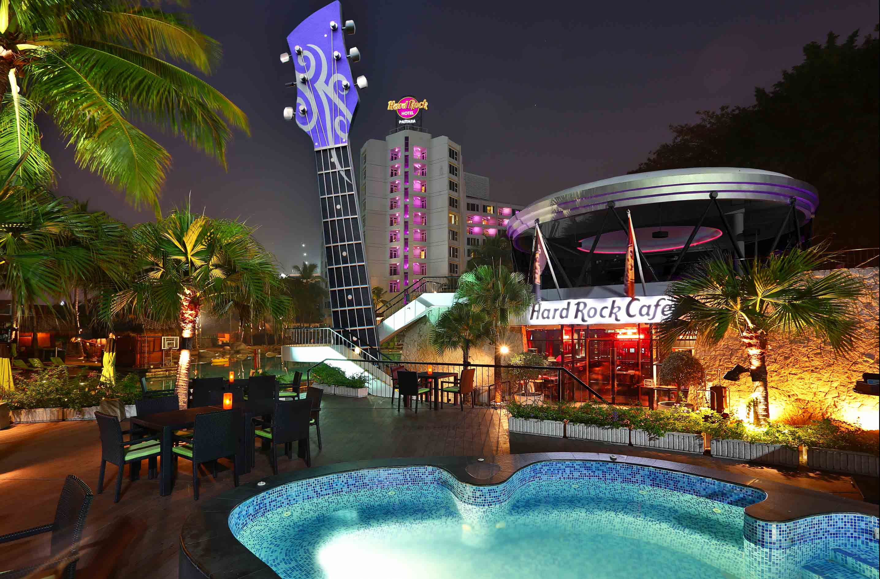 Have a Drinks or Two at Hard Rock Café, Pattaya
