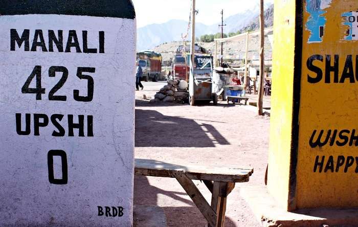 Upshi (47 km from Leh)
