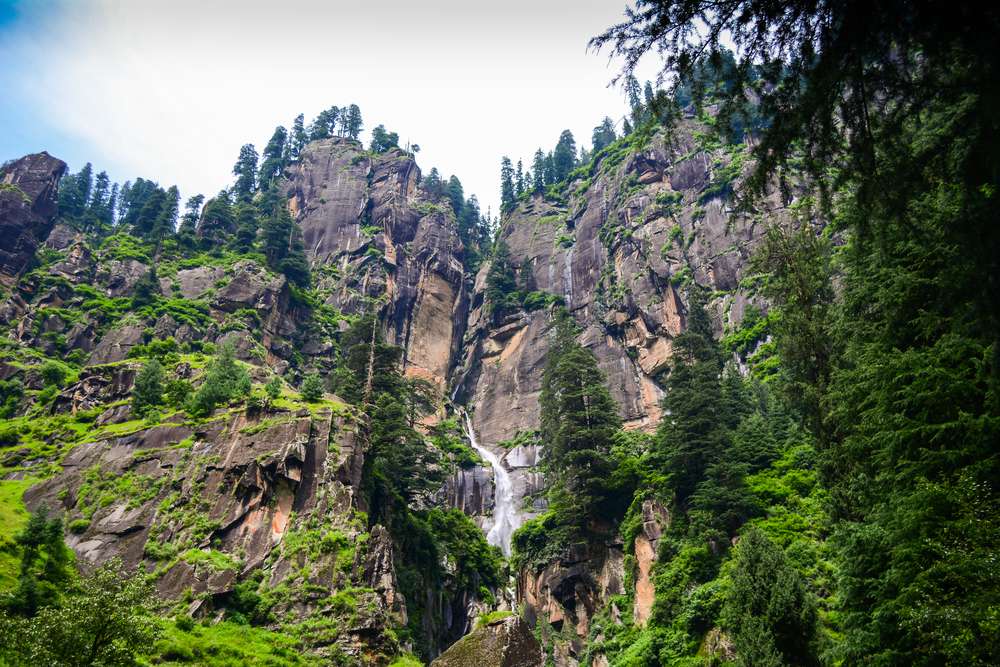 Hike To Jogini Falls Through Snowy Trails