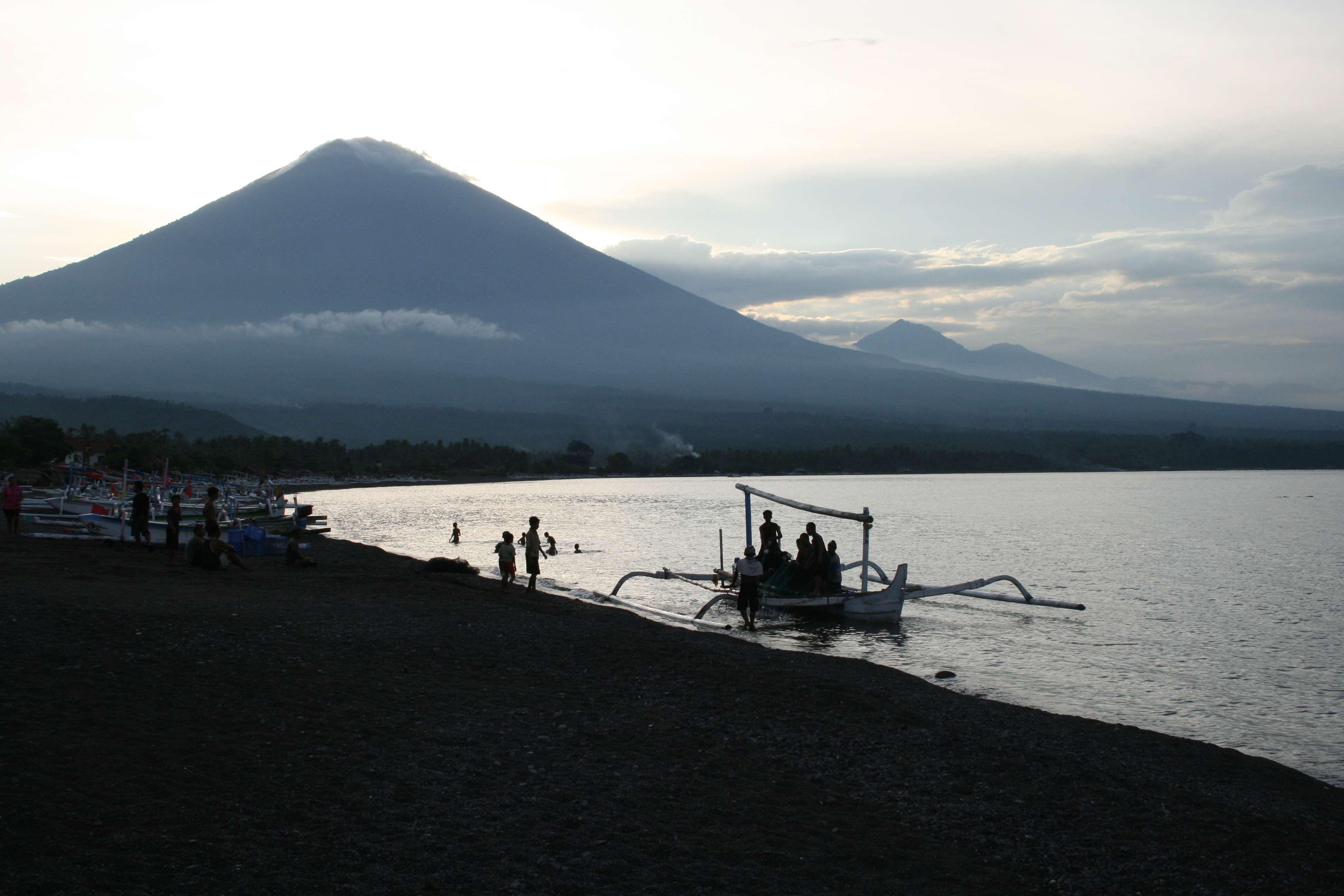 Enjoy a Picturesque Sunset from Amed Beach