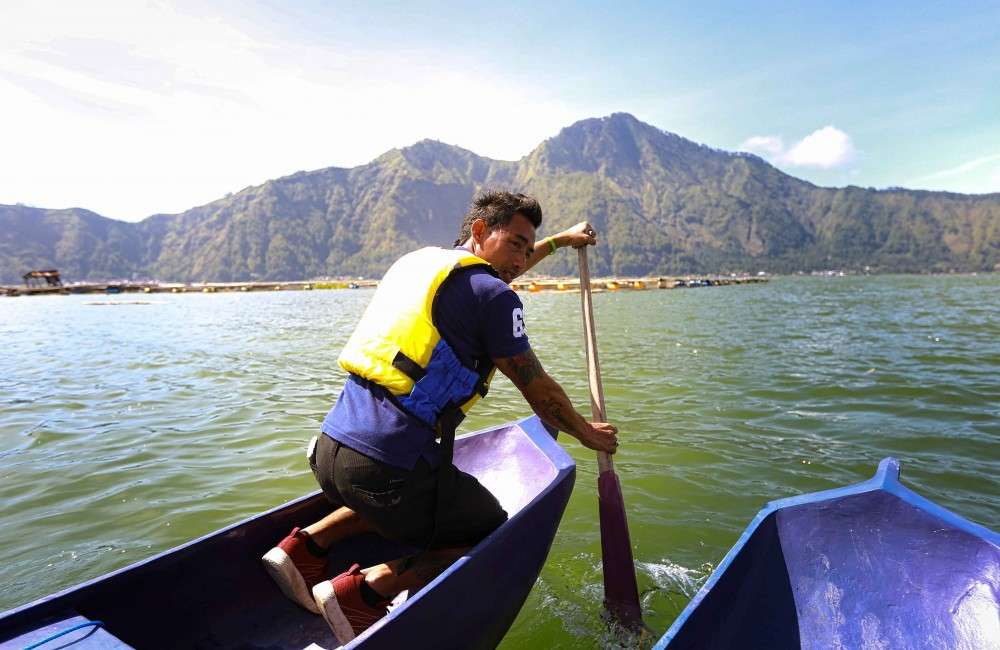 Canoeing in Kintamani