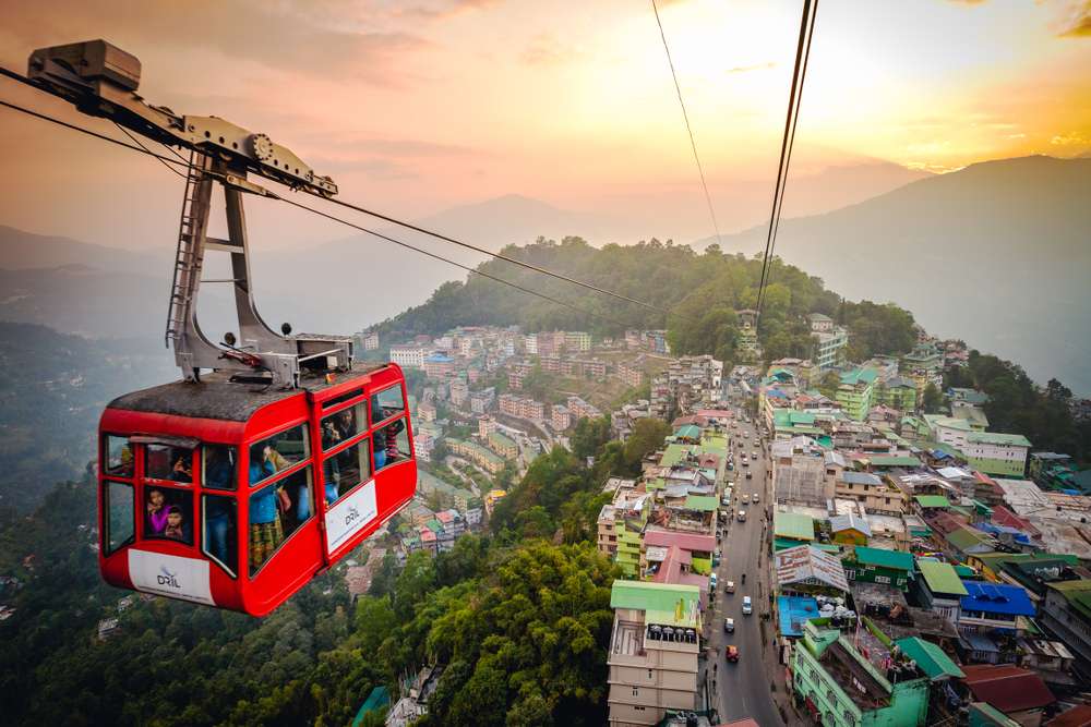 Ropeway in Gangtok