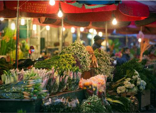 Quang Ba Flower Market