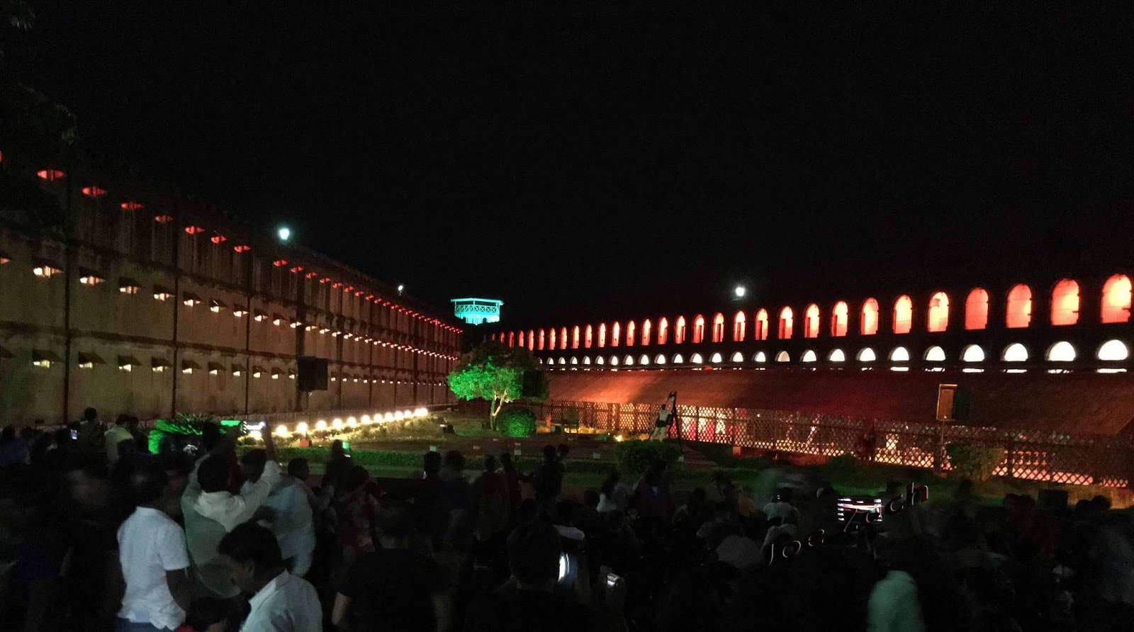Visit Cellular Jail and Watch the Light and Sound Show