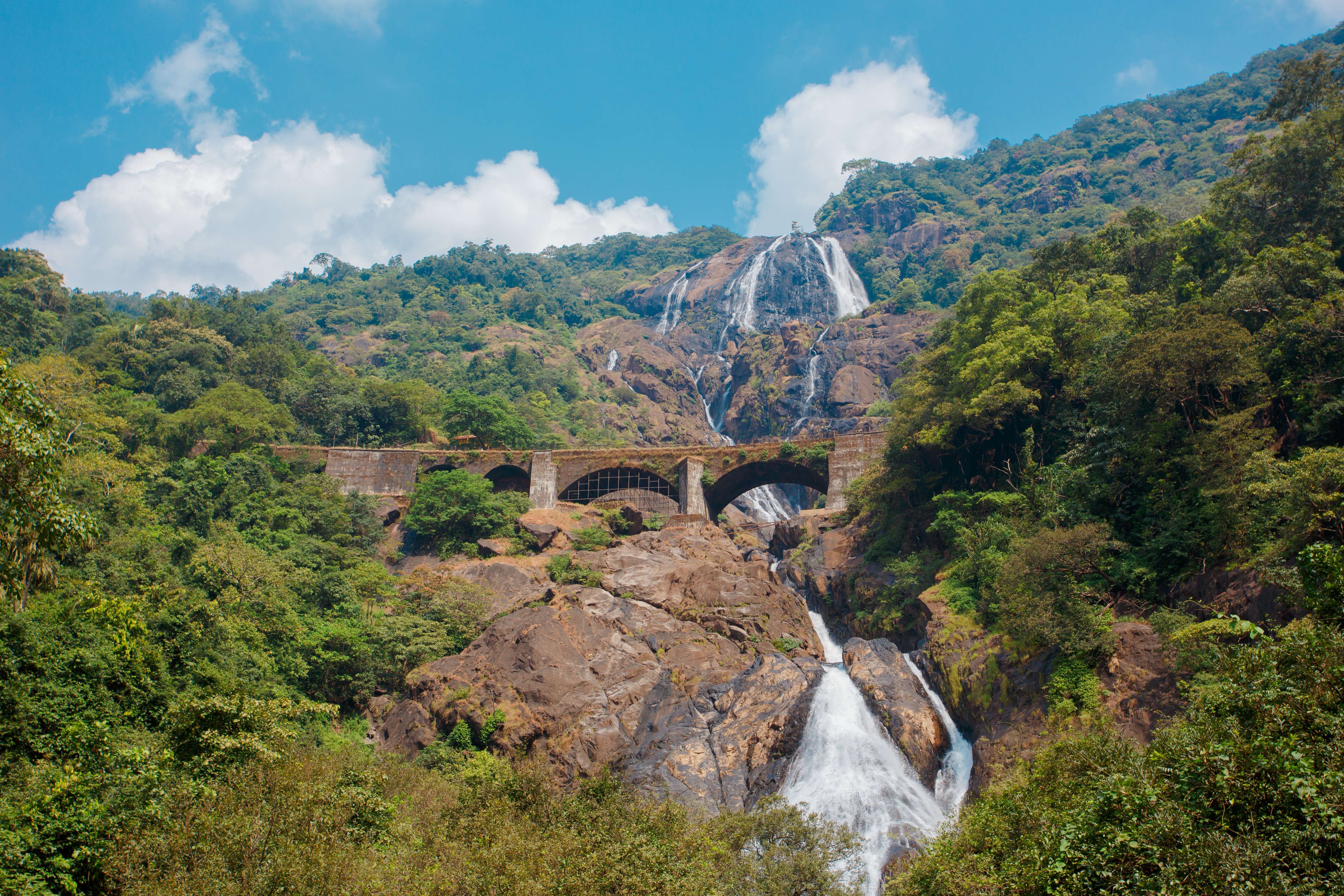 Have Fun At Dudhsagar Falls