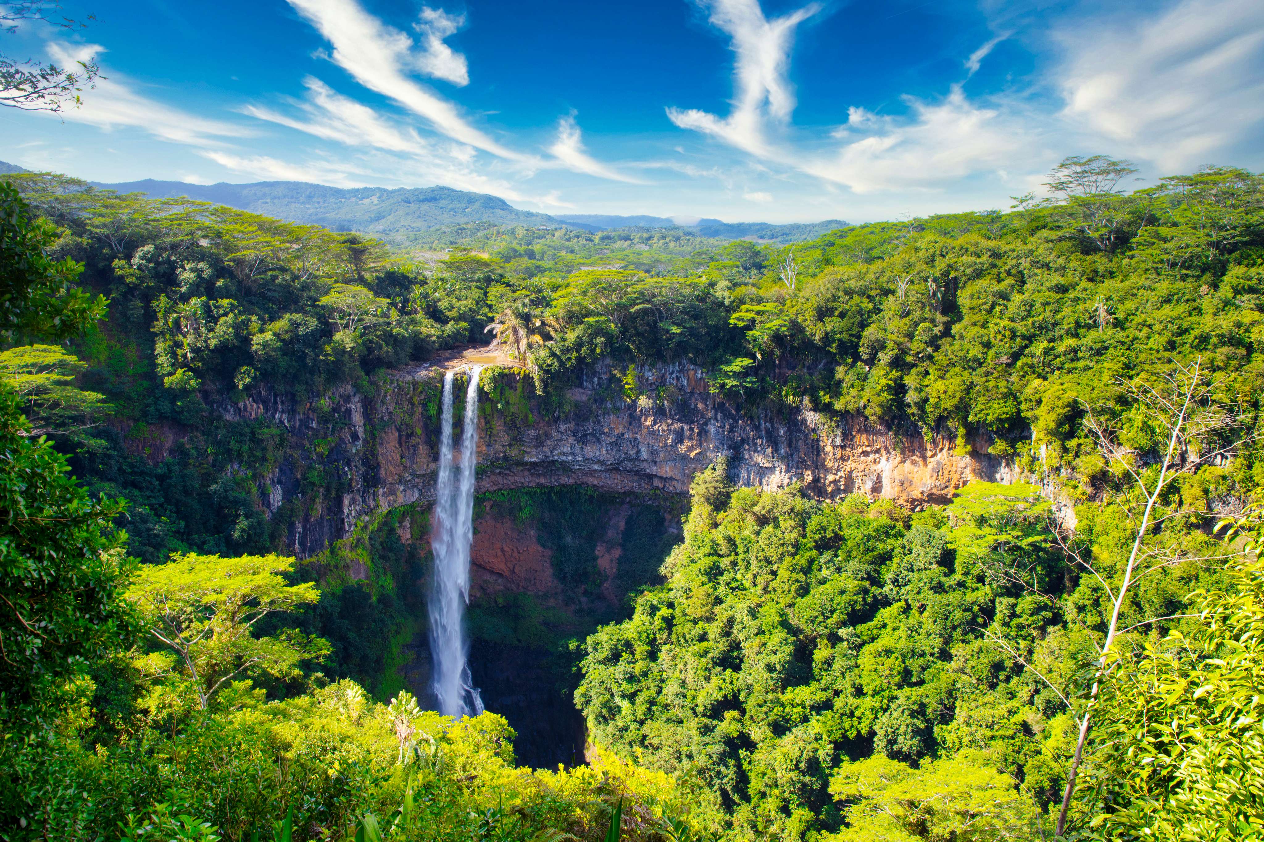 Bath in Natural Pool - Chamarel Waterfall