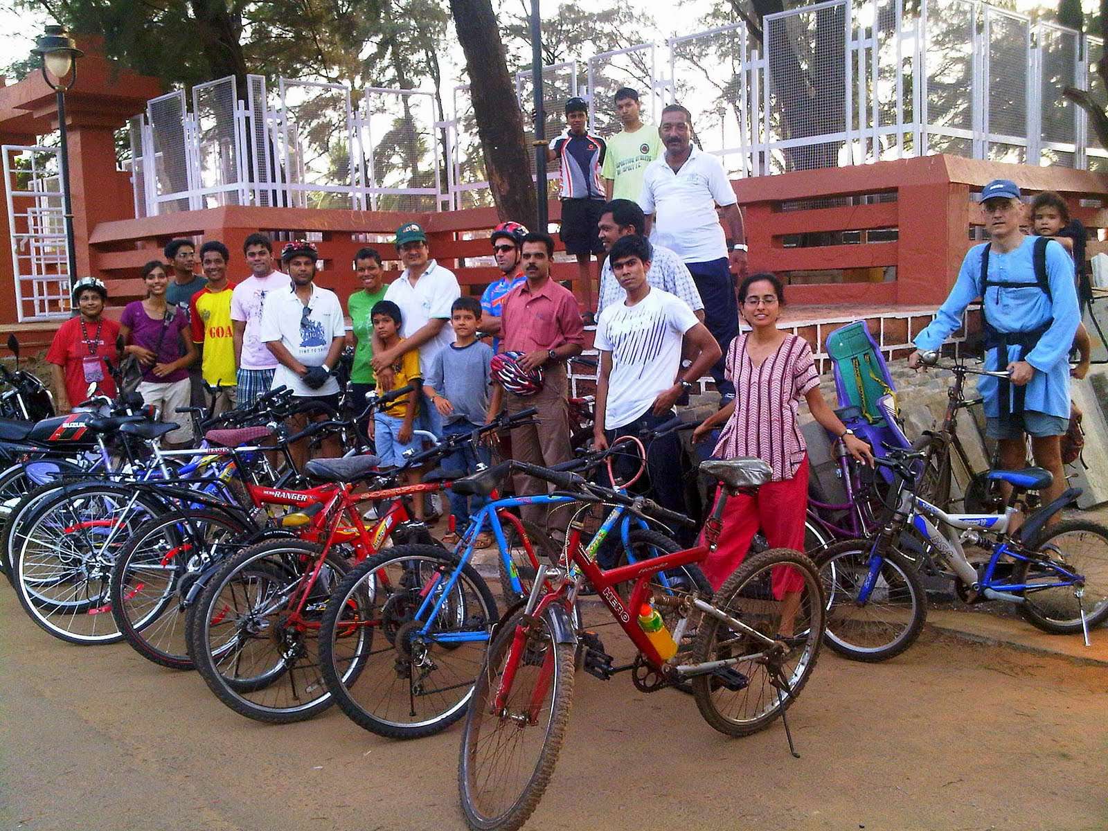 Cycling at Divar Island