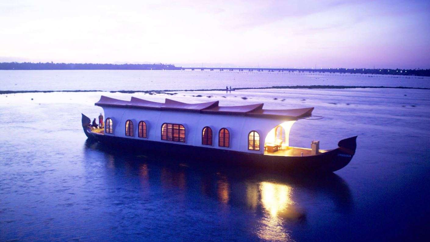 View Riverscapes From Houseboat, Alleppey