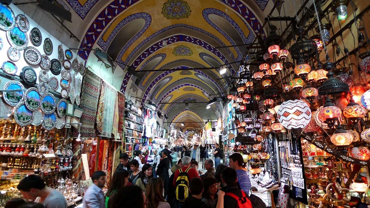 Shop At The Grand Bazaar In Istanbul 