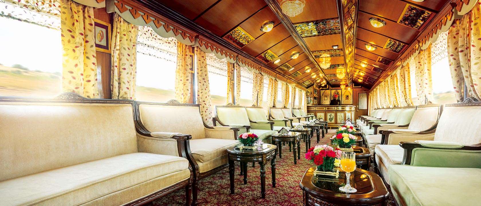 Background of the Palace on Wheels