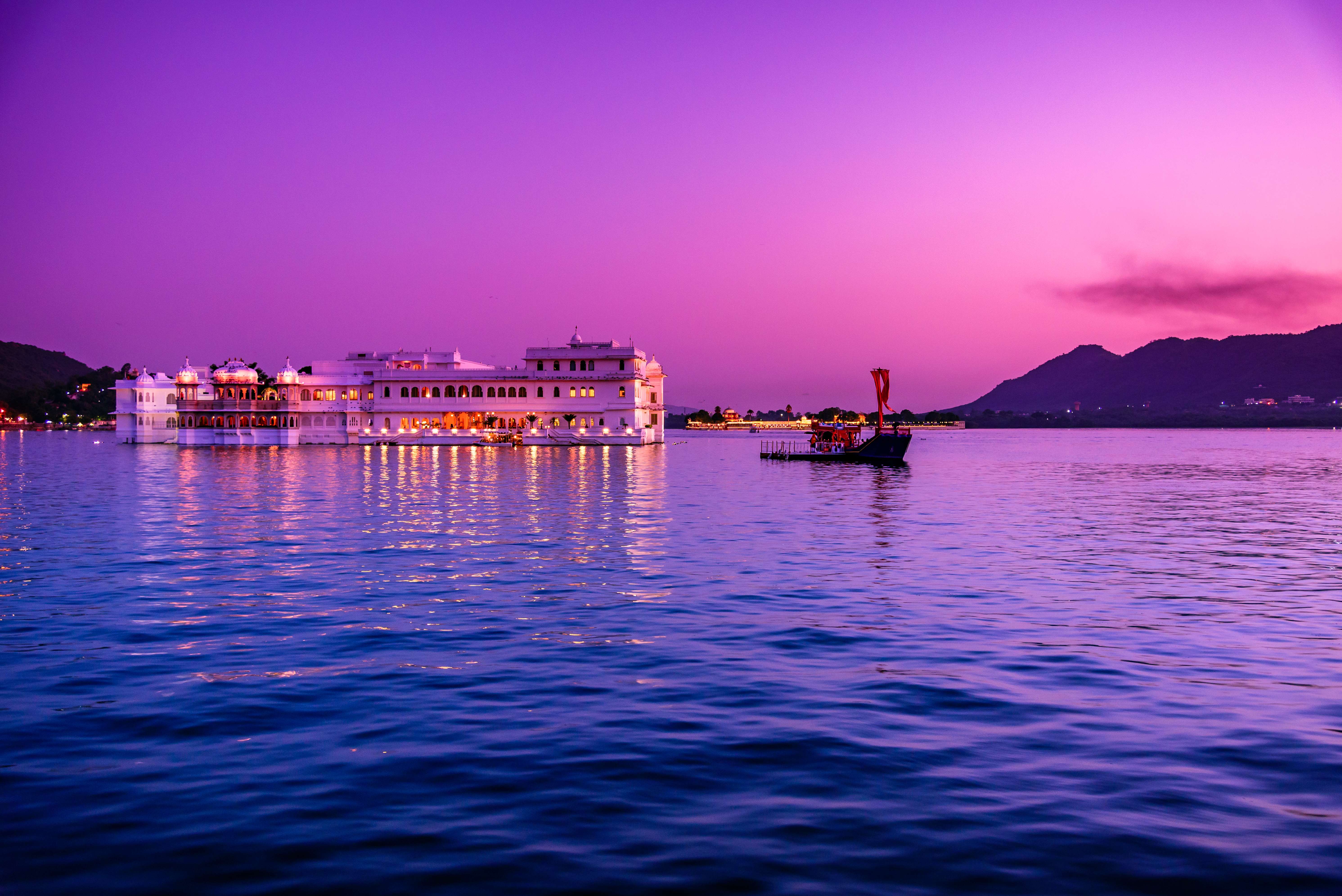 Take A Sunset Boat Cruise at Lake Pichola