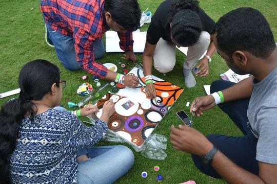 Treasure Hunt and Paint the Canvas