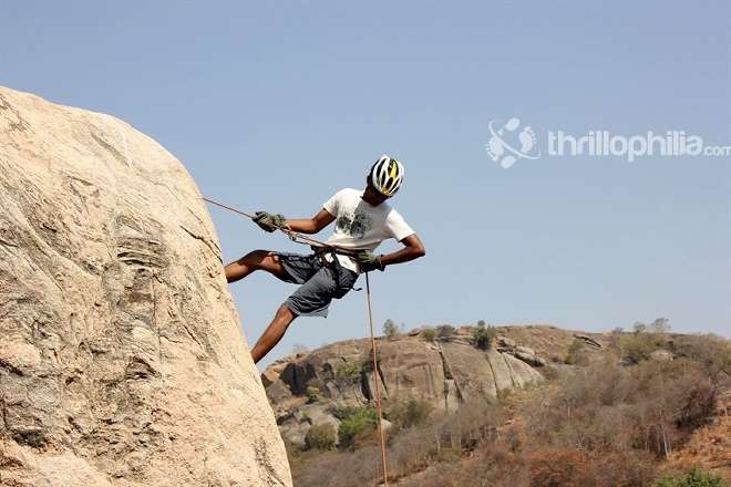 Bouldering and Rappelling at Ramnagar