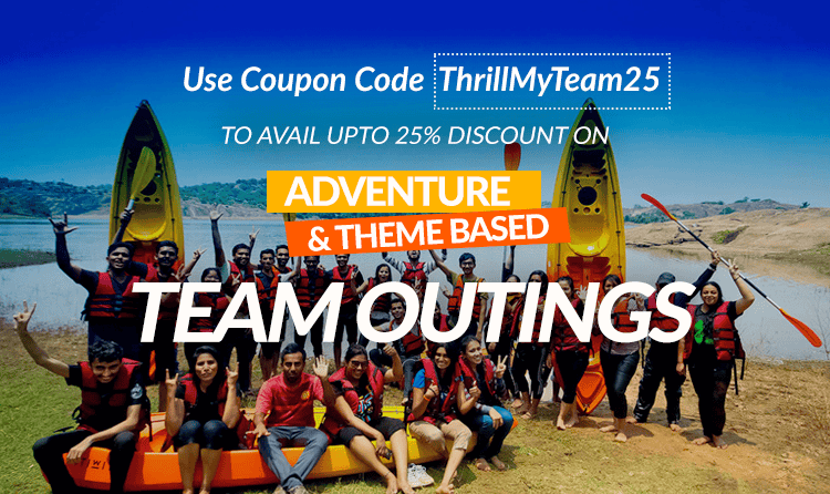 Upto 25% Off On Adventure & Theme Based Team Outings