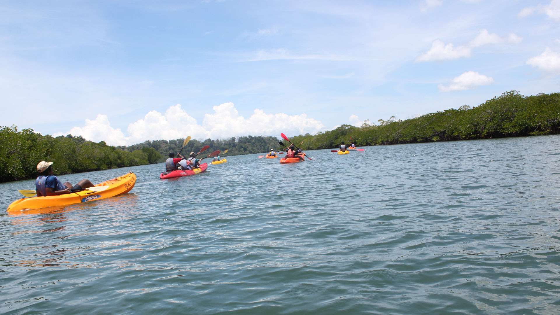 Kayaking on the Kali River