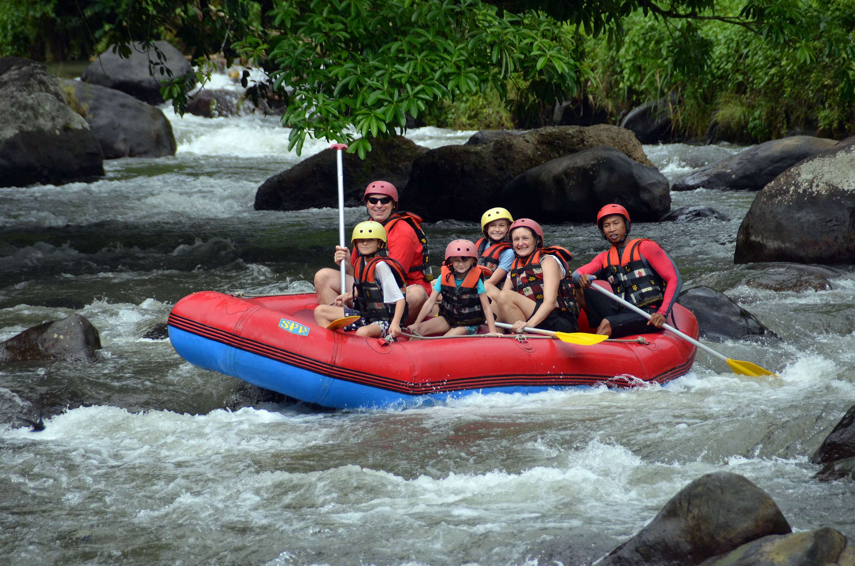 White Water Rafting on Ayung River
