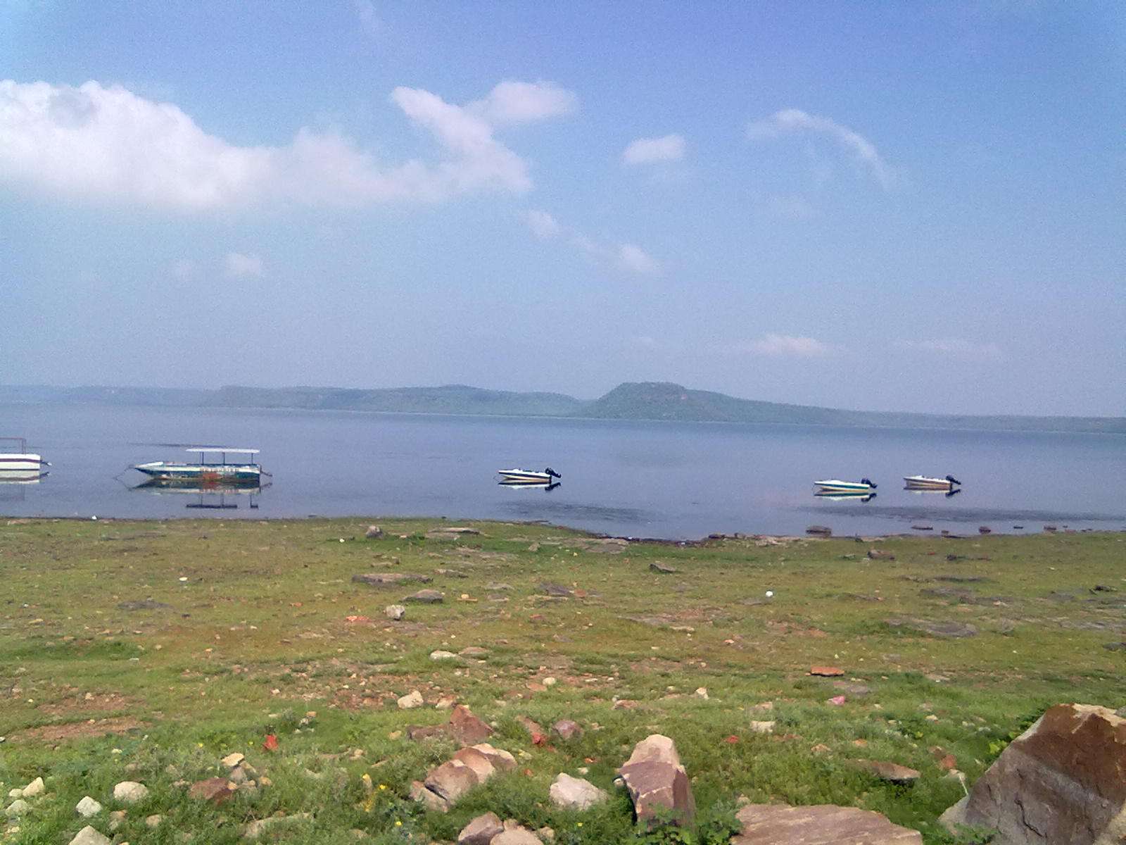 Boating in Tighara Dam