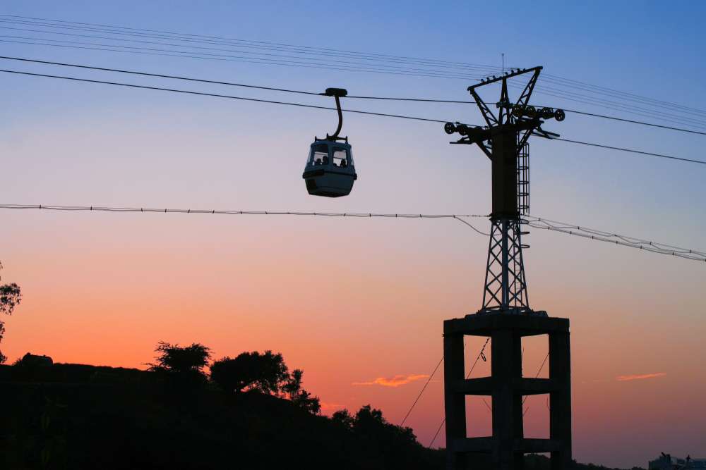 Cable Car Ride Over the Marble Rocks, Bhedaghat
