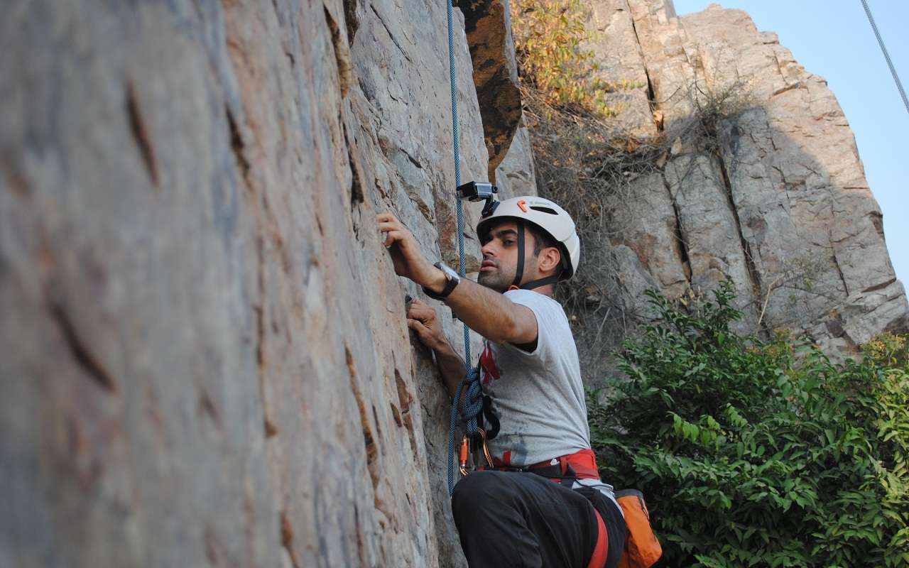 Rock Climbing in Pachmarhi