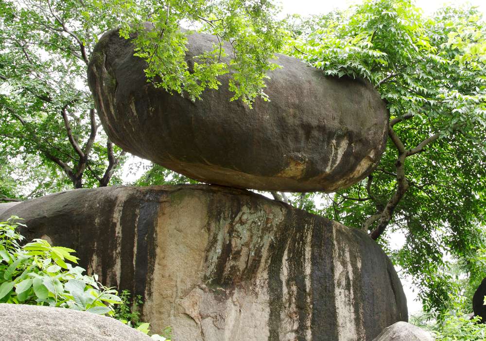 View the Rare Natural Occurring the Balancing Rock