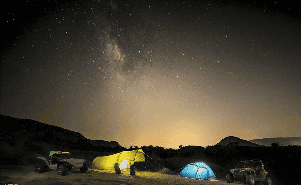 Camping on Sand Dunes, Jaipur