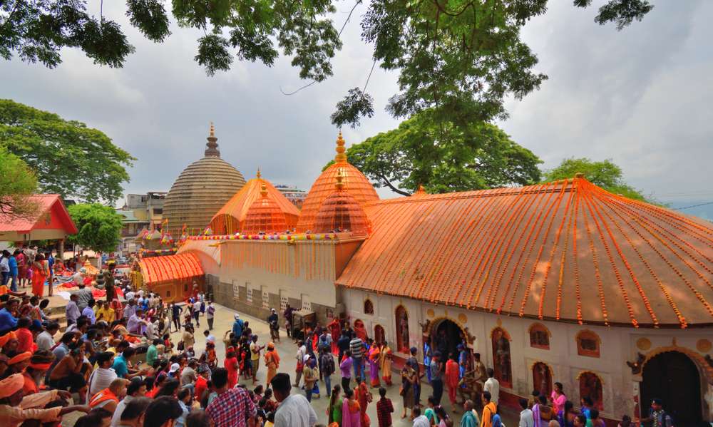 Worship at Kamakhya temple
