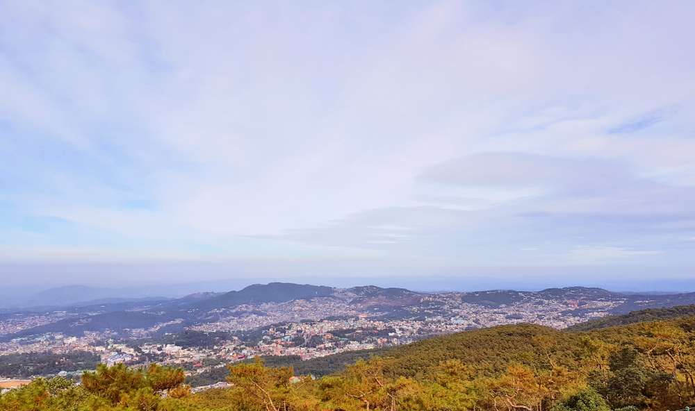 Beautiful Valley View from Shillong View Point