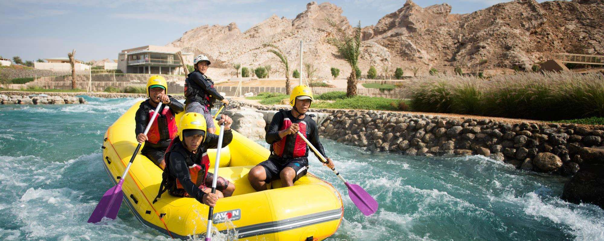 White-Water Rafting at Wadi Adventure