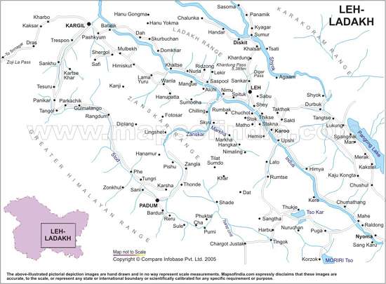 Ladakh Map