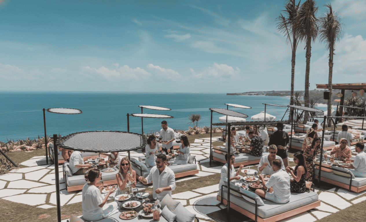 Indulge in Poolside Dining at Ulu Cliffhouse