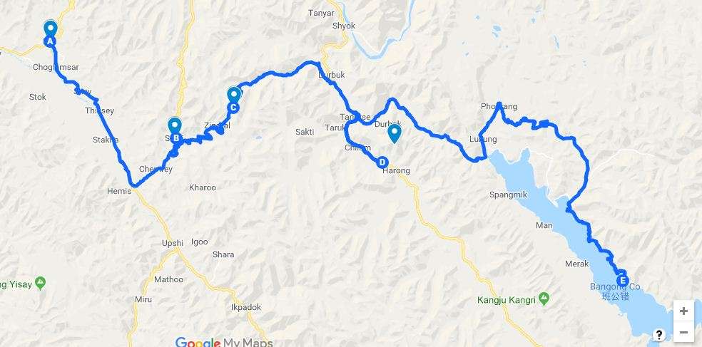 Leh to Pangong