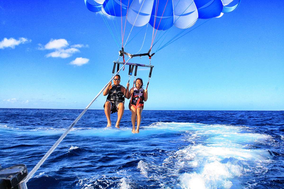 Enjoy Tandem Parasailing