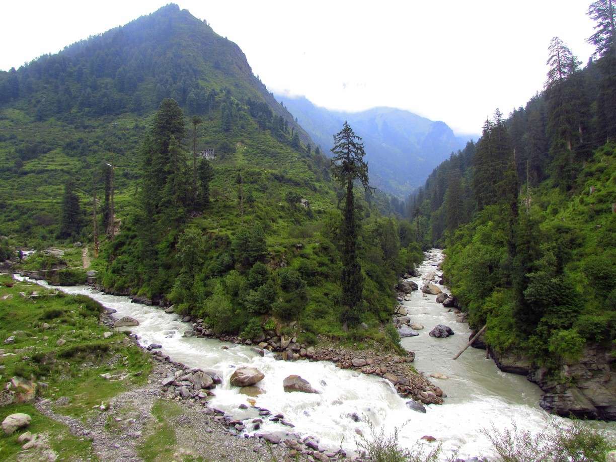 Walk by the Parvati River