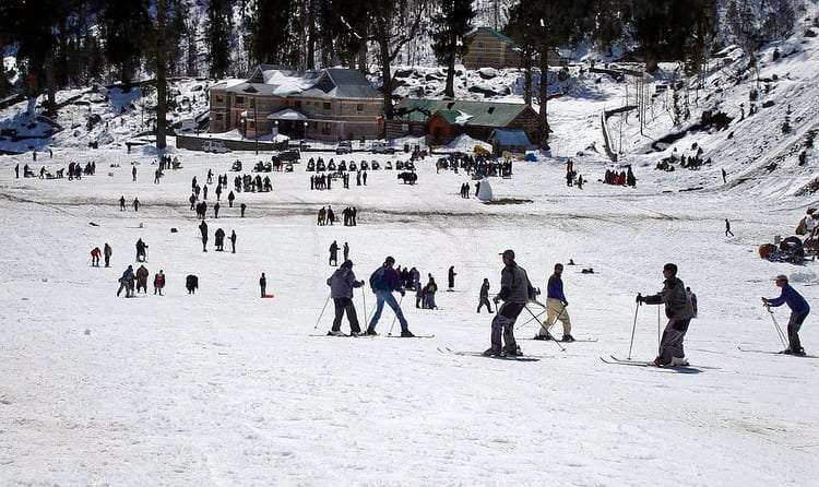 Solang Valley in Winter