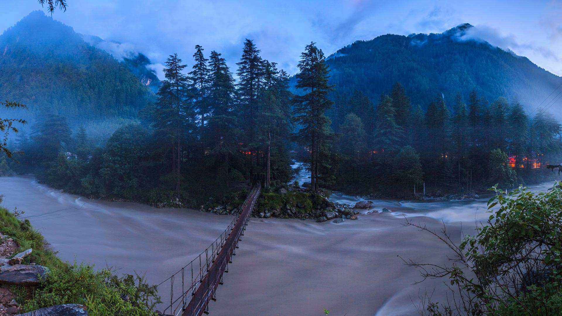 Kasol in Monsoon