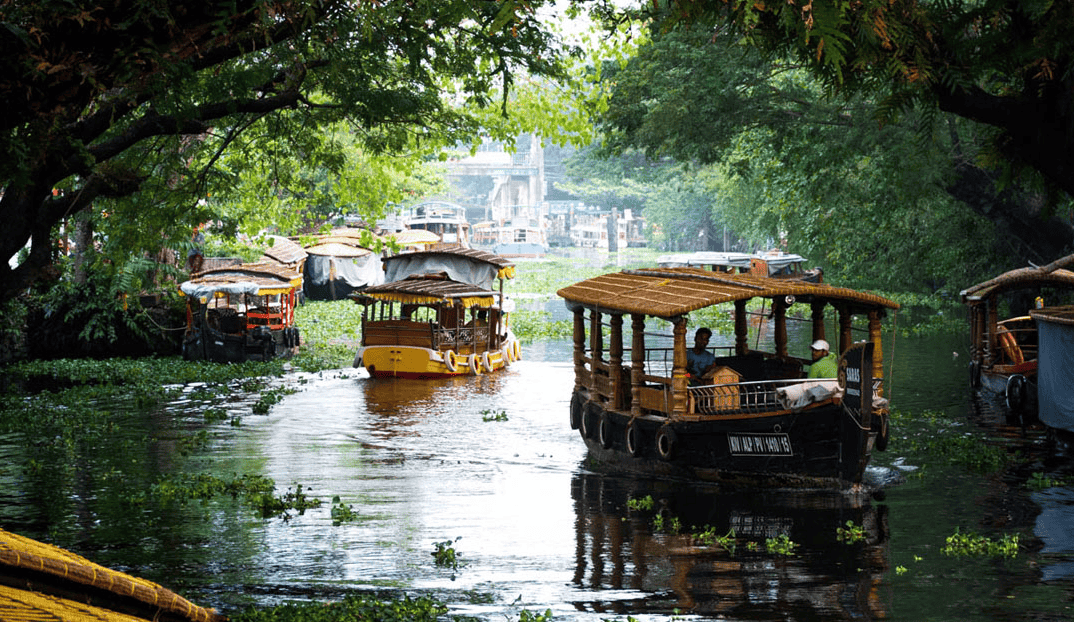 Enjoy Shopping at the Floating Triveni